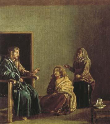 Diego Velazquez Christ in the House of Martha and Mary (df01) Norge oil painting art